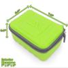 CASEMATIX Green Clipper Blade Holder for 12 Blades - Protective Clipper Blade Storage Case with Barber Blade Holder Foam and Hard Shell Impact-Resistant Outer, Case Only view 4
