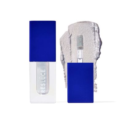 Treslce Beauty by Becky G, Metallic Liquid Eyeshadow, Sombra Lquida Metlica, Ombre a Paupieres Liquide Metallique, Metallischer Flssiger Lidschatten, Metallic Vloeibare Oogschaduw, Forever Brilliant (Diamante, Silver/White)