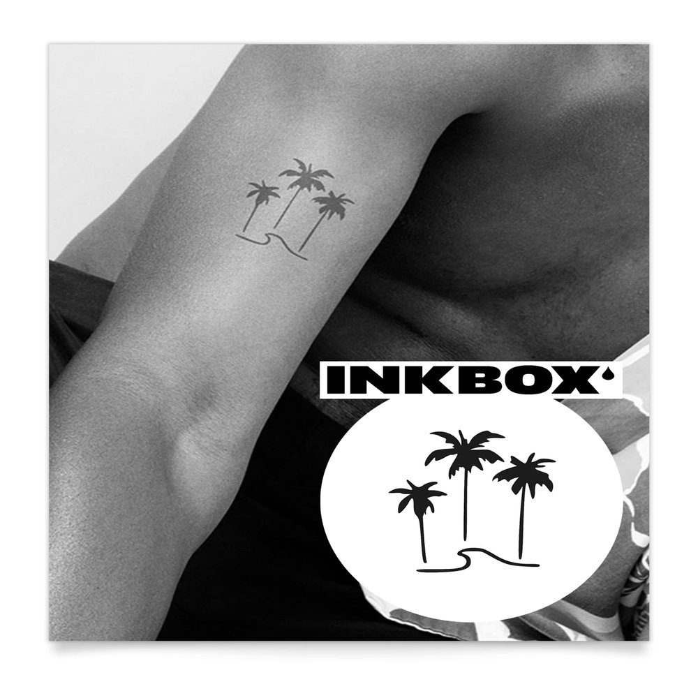 Inkbox Temporary Tattoos, Semi-Permanent Tattoo, One Premium Easy Long Lasting, Water-Resistant Temp Tattoo with For Now Ink - Lasts 1-2 Weeks, Vibes, 3 x 3 in