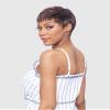 VANESSA Slim Lite Fashion Wigs XShort Length Straight Style with Bang Heat Wave Synthetic Hair Wig - SLB THREE (27) view 2