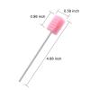 100 Pcs Disposable Mouth Swabs Sponge, BVN Oral Swabs, Oral Care Swabs Disposable, Mouth Swabs, Unflavored and Sterile Disposable Dental Swabsticks for Mouth Cleaning, Sawtooth-Shaped Pink. view 2