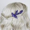 Brihasory Blue Wedding Hair Accessories for Brides Romantic Bridal Hair Combs for Women Accessories Handmade Rhinestones Bridesmaid Gifts view 4