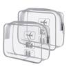 Lermende Clear Toiletry Bag TSA Approved Travel Carry On Airport Airline Compliant Bag Quart Sized 3-1-1 Kit Luggage Pouch view 2