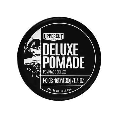 UPPERCUT DELUXE Deluxe Pomade, 0.9 oz / 30g - Strong Hold, High Shine Hair Pomade  Water-Based, Easy Washout  Classic Barber Styling for Slick Backs, Side Parts & Pompadours