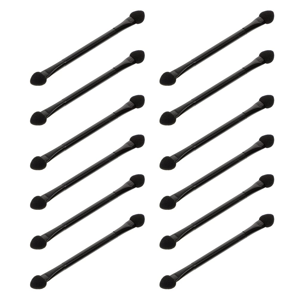 FOMIYES 30pcs Dual-ended Eyeshadow Sticks Soft Sponge Applicators for Effortless Eye Makeup Application Lightweight and Gentle Skin for Glitter and Shadow Use