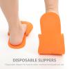 Beavorty 12 Pairs Pedicure Slippers - Foam Flip Flops, Disposable, Foldable, Anti-Slip for Guests, Salon, Nail, Foot (Random Color) view 4