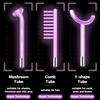 High Frequency Facial Wand - UUPAS Portable High Frequency Facial Machine with 6 Pcs Different TubesOrange & Purple view 3