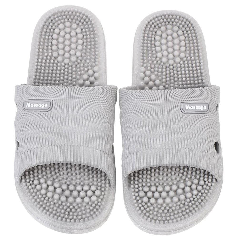 Beavorty 1 Pair foot massage slippers Unisex Slippers massage sandals slippers unisex Summer Slipper sandals non skid slippers for women men and women pvc rock sole of foot
