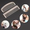 Lixada Titanium Hair & Beard Comb, Anti-Static, Heat-Resistant, Pocket Size, Silver, Unisex view 2