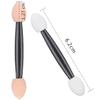 Akstore Disposable Dual Sides Eye Shadow Sponge Applicator Eyeshadow Brushes Makeup Brush (30PCS-Black) view 2