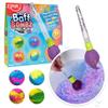 Baff Bombz Magic Brush, 4 x Bath Bombs, Magically Paint Your Bath Water, Creative Bath Toy for Children, Birthday Gifts for Boys & Girls, Pocket Money Toy, Moisturising Bath Fizzers view 1