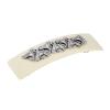 1928 Jewelry Ivory Racing Horses 4.07 Inch Hair Barrette Clip, (1 Pcs), Equestrian Jewellery For Women view 1