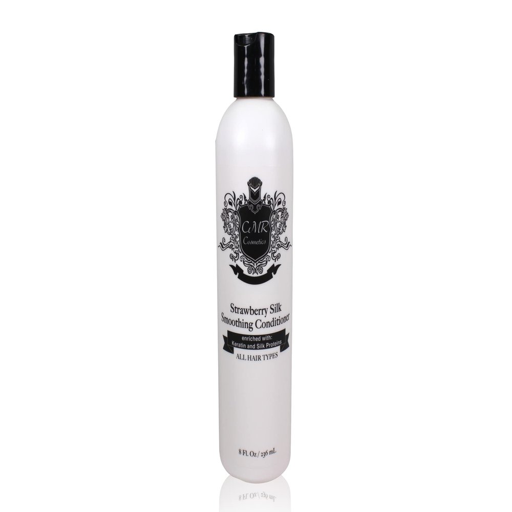CMR COSMETICS Strawberry Silk Smoothing Conditioner - Luxurious Hair Moisturizer for All Types, Deep Hydration & Shine with Natural Strawberry, Softness Enhancing, Moisture Locking, 8 fl oz