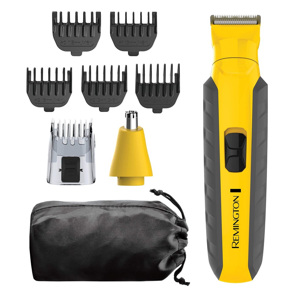 Remington Virtually Indestructible All-in-One Grooming Kit, Yellow, PG6856