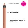 NYX PROFESSIONAL MAKEUP Line Loud Lip Liner, Longwear and Pigmented Lip Pencil with Jojoba Oil & Vitamin E - Goal Crusher (Midtone Beige) view 2
