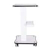 Beauty Salon Trolley Cart, Salon Rolling Tray White Storage Spa Cart with 4 Locking Wheels, Instrument Tray, Mobile Salon Spa Service, 27"x15"x13"(Max Load 40kg/88lbs) view 4