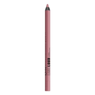 NYX Professional Makeup Line Loud Lip Liner, Longwear and Pigmented Lip Pencil with Jojoba Oil & Vitamin E - Fierce Flirt (Light Mauve Pink)