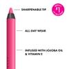 NYX PROFESSIONAL MAKEUP Line Loud Lip Liner, Longwear and Pigmented Lip Pencil with Jojoba Oil & Vitamin E - Movin' Up (Bright Pink Peach) view 2