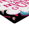 Ambesonne Saying 2 Pack Fitted Sheet, Witty Wake Make, Bed Cover All-Round Elastic Deep Pockets 2 Pieces, Package Contains 2 Full Size Fitted Sheets, Multicolor view 3