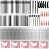 Lash Lift And T-i-n-t Tools, Lash Lifting Supplies, Brow Lamination Brushes, DIY Eyelash Perm Accessories At Home, Portable Brush Kit With Eye Pads All in one Individual 5 packs For Professional Use view 1