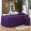 Light Luxury Living Room Bed Sheet for Beauty Salon Modern Easy to Clean Beauty Salon Massage Table Bed Sheet Elegant Living Room Bed Cover for Salon Massage Bed Set Massage Parlor-in The L190xw70cm view 2