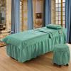 Light Luxury Living Room Bed Sheet for Beauty Salon Modern Easy to Clean Beauty Salon Massage Table Bed Sheet Elegant Living Room Bed Cover for Salon Massage Bed Set Massage Parlor-I L190xw70cm view 2