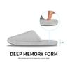 Tlizzz7 3-Pair Luxury Spa Slippers - Cotton Memory Foam Non-slip Closed Toe Washable Slippers for Hotel,Guest,Travel,Bride,Women and Men view 3