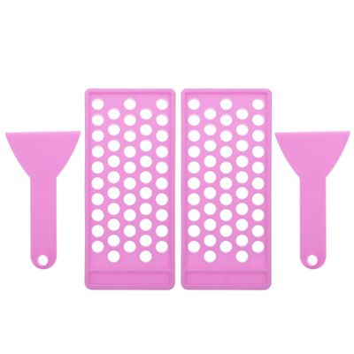 2 Sets Lip Balm Filling Tray and Spatula Set Professional Lip Balm Crafting Kits Lip Gloss Making Kit Lipstick Filler for DIY Lipstick