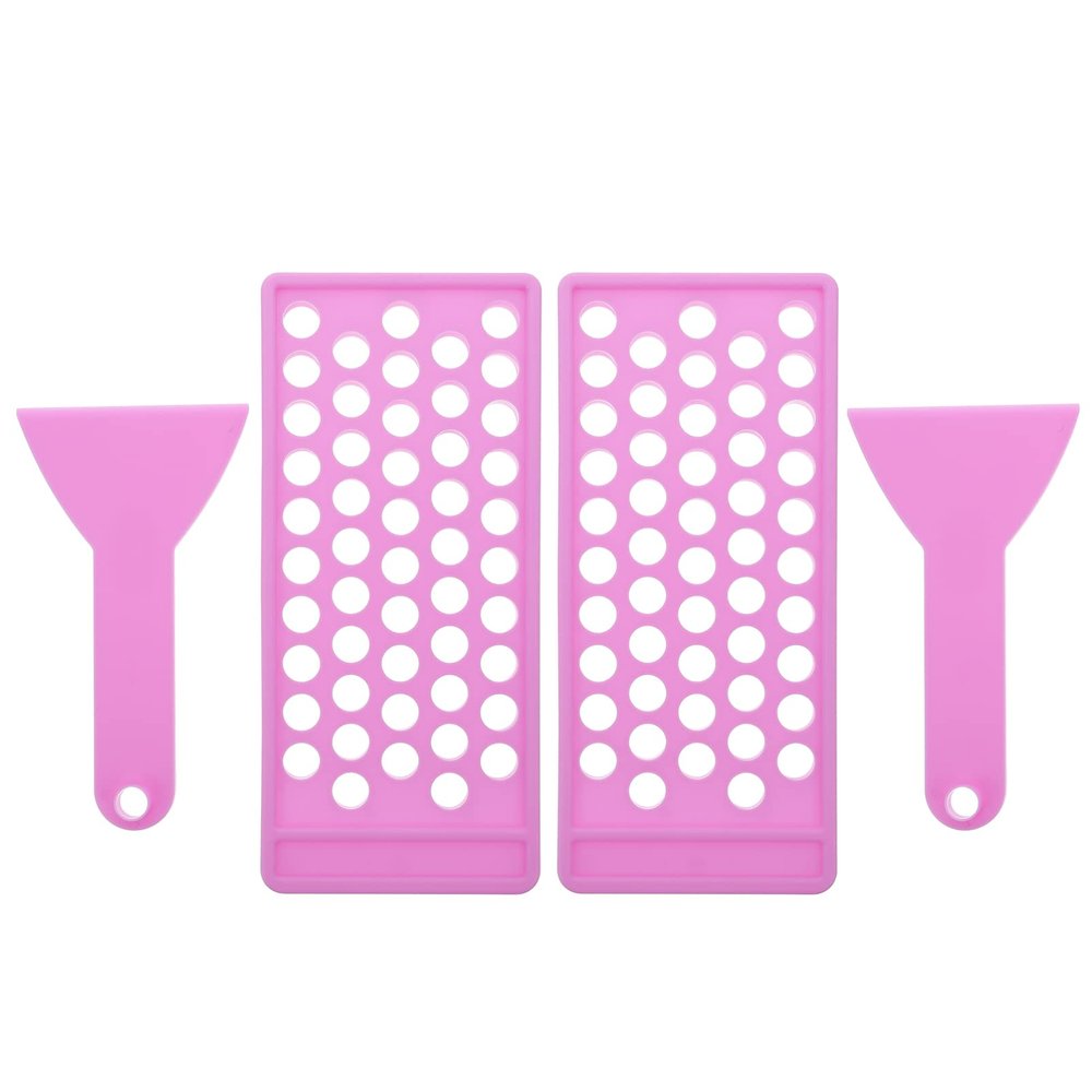2 Sets Lip Balm Filling Tray and Spatula Set Professional Lip Balm Crafting Kits Lip Gloss Making Kit Lipstick Filler for DIY Lipstick
