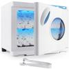 DEPFALL Hot Towel Warmer, Professional 23L Large Capacity Hot Towel Cabinet with See-Through Window, 2-in-1 Spa Towel Warmers for Facials, Barber, Salon, Esthetician, Gym, Hotel, Home Use (White) view 1