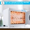 DEPFALL Hot Towel Warmer, Professional 23L Large Capacity Hot Towel Cabinet with See-Through Window, 2-in-1 Spa Towel Warmers for Facials, Barber, Salon, Esthetician, Gym, Hotel, Home Use (White) view 3