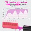 DAN Technology Dual Voltage Ceramic Pressing Comb - 450F Fast Heating Mini Straightener for Lace Front Wigs and Black Women's Hair view 3