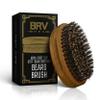 BRV MEN Beard Brush | Firm Boar Bristles | First-Cut Boar Hair Bristles | The Ideal Gift For Men (Green Sandalwood) view 1