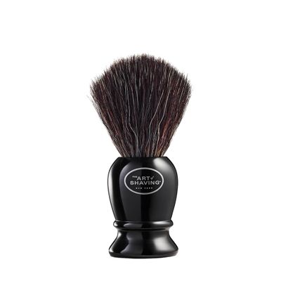 The Art of Shaving Original Shaving Brush - Pure Black  Features Premium Synthetic Fibers For a Rich, Foamy, Lather