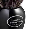 The Art of Shaving Original Shaving Brush - Pure Black  Features Premium Synthetic Fibers For a Rich, Foamy, Lather view 2