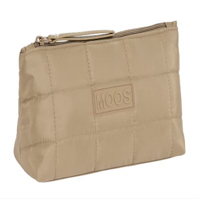 Safta - Square Toiletry Bag Moos Capsula Padded Camel 23X12X8Cm, Multicolor (842287768), Multicoloured