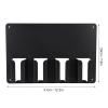 Hair Clipper Holder, Wall Mount Hair Clipper Storage Rack Large Storage Space Display Rack for Home Hair Salon view 4