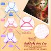Yetene 27 Pcs Hair Highlighting and Coloring Kit, Include 6 Highlight Cap for Hair Dying Coloring Frosting Caps 6 Dye Shawl 6 Pair Gloves 3 Dye Brush 4 Needle 2 Rat Tail Comb for Salon Hairdressing view 3