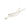 3pcs Metal Gold Hair Sticks Hairpins Shawl Forks Chopsticks Clips Barrettes Bun Cover Holder Hair Styles Circle Hair Slides Accessories view 1