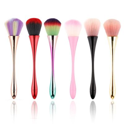 Foundation Brush, Powder Brush Makeup Brush, Nail Brush Beauty Brush, Perfect for Blending Liquid Concealer Cream, Polishing, Blending (Girl Pink)