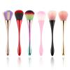 Foundation Brush, Powder Brush Makeup Brush, Nail Brush Beauty Brush, Perfect for Blending Liquid Concealer Cream, Polishing, Blending (Girl Pink) view 1