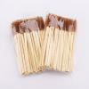 100 Pcs Disposable Mascara Wands, Bamboo Spoolies Brush for Eyelash Extensions, Spooly Eyelash Eyebrow Brushes Lash Wand Applicator Makeup Kits, Brown view 4