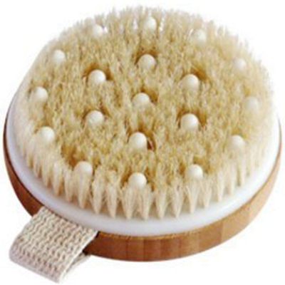 Accessories 22 Dry Body Brush - Solid Wood Frame and Pig Hair exfoliating Brush to exfoliate and Soften Skin, Improve Blood Circulation, Prevent ingrown Hair, Reduce Acne and Cellulite