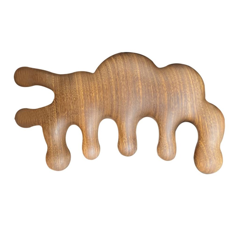 Beaupretty Wooden Scalp Massage Comb Wide Tooth Hair Care Tool for Relaxation Travel and Spa Use Natural Comfortable Grip for Dandruff and
