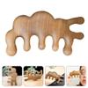 Beaupretty Wooden Scalp Massage Comb Wide Tooth Hair Care Tool for Relaxation Travel and Spa Use Natural Comfortable Grip for Dandruff and view 4
