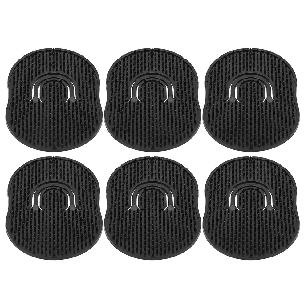 6PCS Pocket Palms Combs, Soft Pocket Brush Portable Hair Brush Comb Handheld Beard Comb Lightweight Scalp Massager for Men