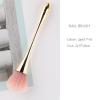 Foundation Brush, Powder Brush Makeup Brush, Nail Brush Beauty Brush, Perfect for Blending Liquid Concealer Cream, Polishing, Blending (Gold Pink) view 2