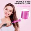 DAN Technology Dual Voltage Hot Comb for Wigs, Black Hair & Baby Hair, Ceramic Pressing Comb with Fine Back Teeth for Edges 30s Fast Heating Electric Straightener (430/450F) Anti-Scald Folding Stand view 3