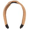 Lurrose Headband Straw Padded Headband Fashion Rattan Wide Band Boho for Bohemian Summer Women Headwear Styling Tools Accessories Knotted view 2