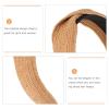 Lurrose Headband Straw Padded Headband Fashion Rattan Wide Band Boho for Bohemian Summer Women Headwear Styling Tools Accessories Knotted view 3